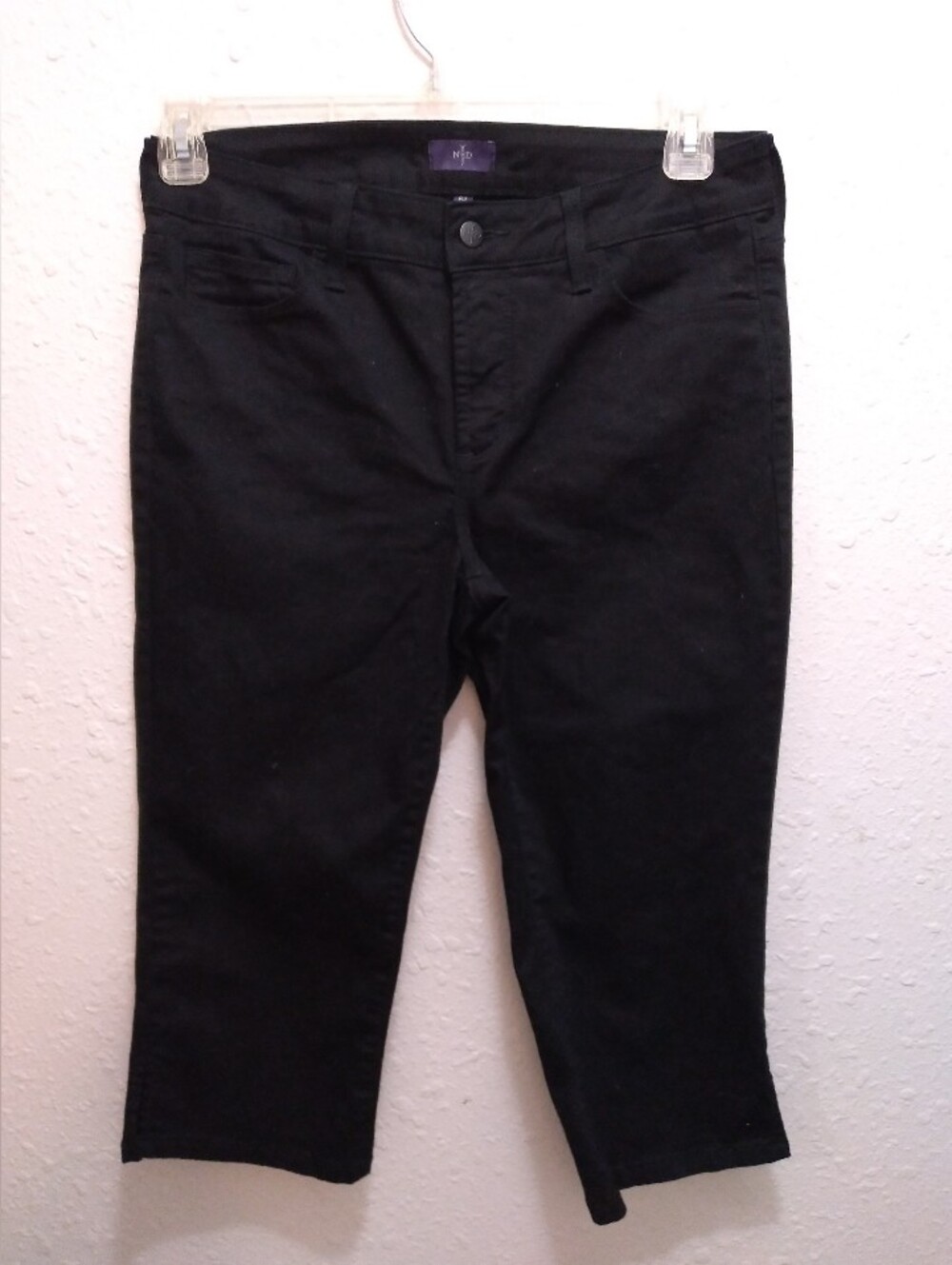 NYDJ Black Crop Jeans